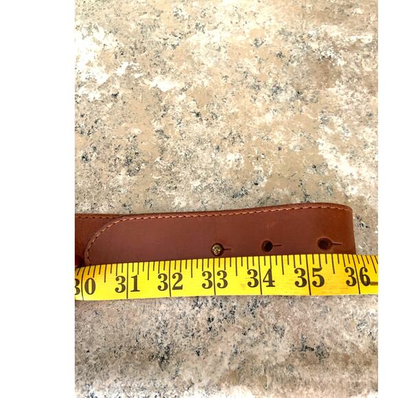 Lauren Ralph Lauren Brown Genuine Leather Belt Size L - Picture 9 of 9